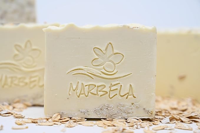 Marbela Cosmetics Handmade Soap - Natural Oats - Soap Bar 3.5 oz