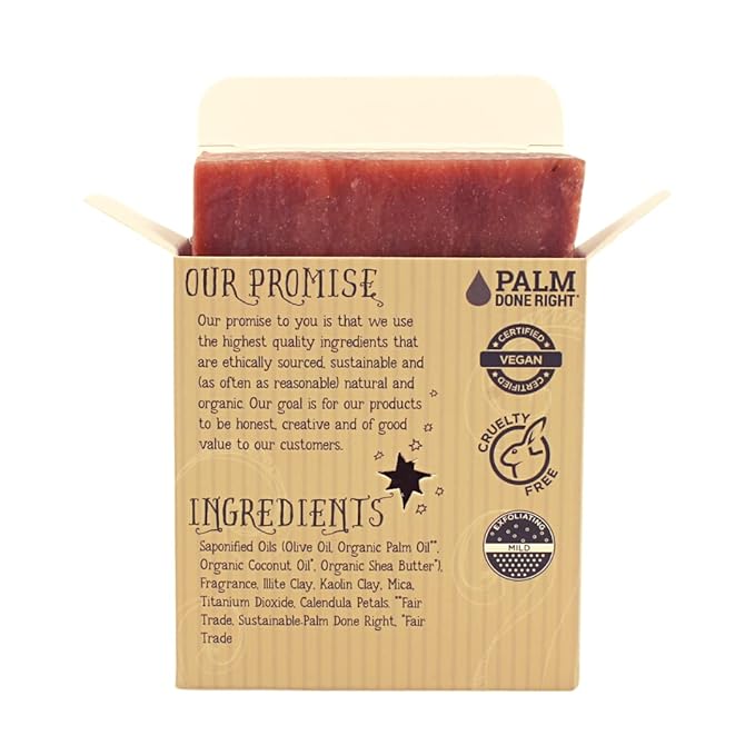 Varina Natural Tobacco Flower Bar Soap - Gentle Cleansing for Sensitive Skin, Earthy Scents - 3 Pack