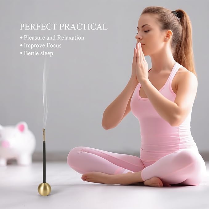 3 pcs Brass Incense Holder,Coil Incense Burner, Incense Cone Burner,3 Styles Brass Incense Sticks Burner for Home Décor, Meditation, Yoga