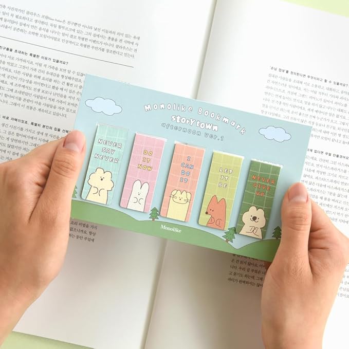 Monolike Magnetic Bookmarks Storytown Afternoon Ver.1, Set of 5