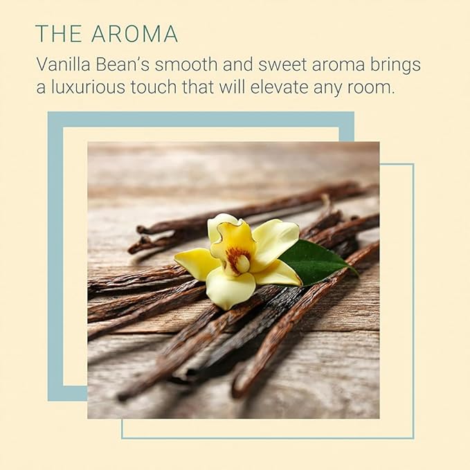 SpaRoom Reed Diffuser Oil Refill – Vanilla Bean Scent, 8oz Cozy Blend for Warmth and Comfort, Smooth and Sweet Aroma for Bedrooms, Lounges, or Relaxing Spaces, Long Lasting Ambient Scent