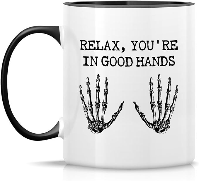 Retreez Funny Orthopedist Mug - 11 Oz Ceramic Coffee or Tea Cup - Humorous Sarcastic Gift for Orthopedic Surgeon, Orthopedic Specialist, Chiropractor - White Mug with Black Handle and Inner