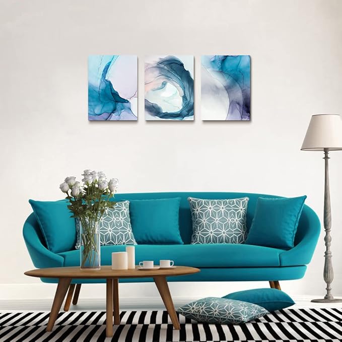 AHUASJART Canvas Wall Art For Living Room Family Wall Decor For Bedroom Modern Wall Decorations For Office Abstract Ink Wall Paintings Canvas Art Elk Decor Pictures Artwork Posters Home Decoration