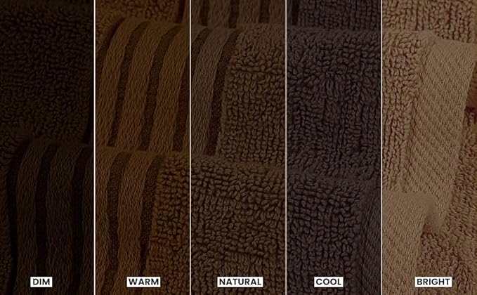Utopia Towels 6 Piece Premium Hand Towels Set, 16 by 28 inches, 100% Ring Spun Cotton, Lightweight and Highly Absorbent Towels for Bathroom, Travel, Camp, Hotel, and Spa, Dark Brown