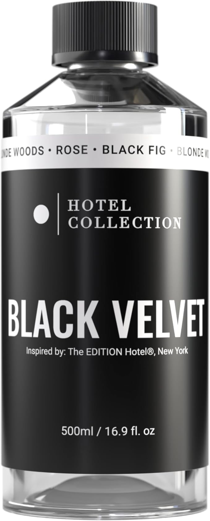 Hotel Collection - Black Velvet Essential Oil Scent - Luxury Hotel Inspired Aromatherapy Scent Diffuser Oil - Zesty Citrus, Juicy Black Fig, & Floral Rose - for Essential Oil Diffusers - 500mL