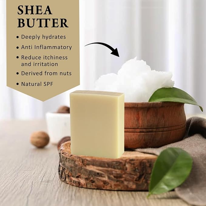 Coconut Vanilla Scented Natural Soap Bars (5 Bars), 3.5oz Moisturizing French Triple Milled Soap Bars Enriched with Shea Butter - Pure Plant Oil Bath & Body