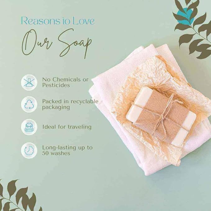 Cinnamon & Pear Goat's Milk Soap with Oatmeal - 5 Ounce Handcrafted Goat Milk Soap Bar - Cinnamon Soap - Pear Soap - Goat's Milk Soap