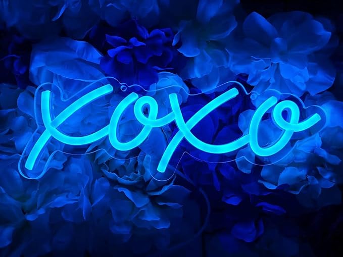 Neon Light Sign LED XOXO Night Lights USB Operated Decorative Marquee Sign Bar Pub Store Club Garage Home Party Decor