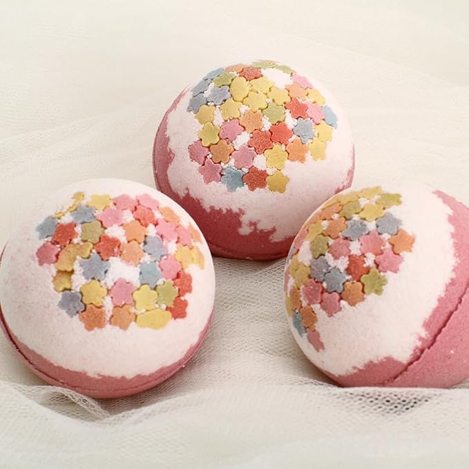Bath Bombs for Women Spa Gift Set with Shea Butter Oils Sea Salt Relaxing Birthday Gift for Her Bubble Bath Skincare Relaxation Aromatherapy Gifts