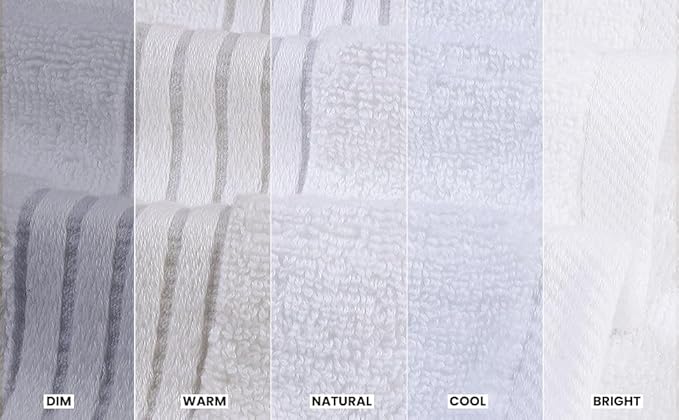 Utopia Towels 6 Piece Premium Hand Towels Set, 16 by 28 inches, 100% Ring Spun Cotton, Lightweight and Highly Absorbent Towels for Bathroom, Travel, Camp, Hotel, and Spa, White