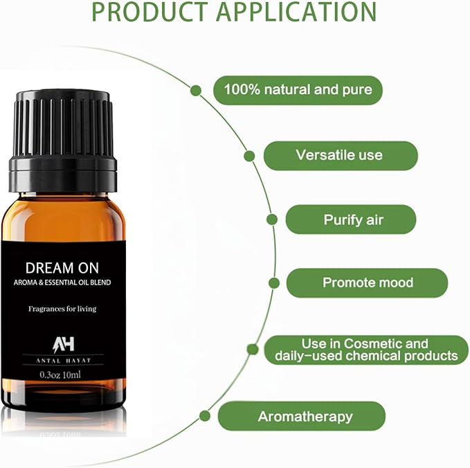 Dream On Diffuser Oil 10ml – White Tea Luxury Hotel Scent Inspired by Westin – Essential Oils for Diffuser – White Tea, Aloe Vera, Cedarwood – Home Aromatherapy Oil Refill