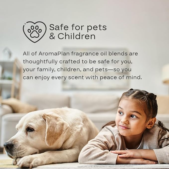 AromaPlan 2025 Waterless HVAC Scent Diffuser Whole House & Commercial Diffuser, 2 Fragrances Included-Smart, Cold-Air Waterless Scent Air- App Control, AC, 2000 Sq. Ft Coverage,White