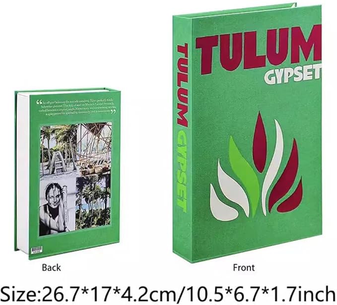 Preppy Room Decor Aesthetic,Coffee Table Books Decor,Preppy Books,Miami Book,Ddecorative Books for Home Decor Set of 3 (Green)