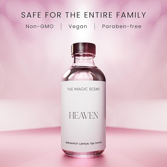 Heaven Hotel Scent Diffuser Oil - Cold-Air & Ultrasonic Fragrance Oil for Diffuser Inspired by The Aria Hotel, Las Vegas - Essential Oils for Diffusers Aromatherapy - 4 fl oz, 120 mL