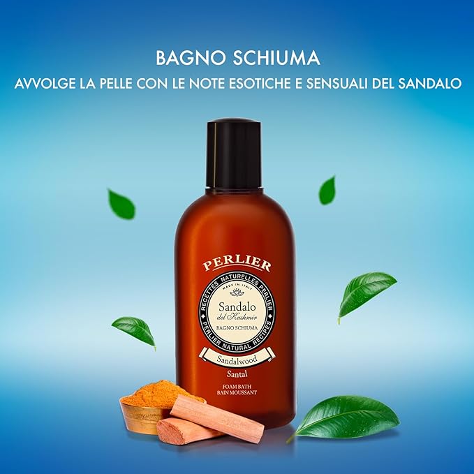 Perlier Foam Bath, Sandalwood, 16.9 fl.oz.
