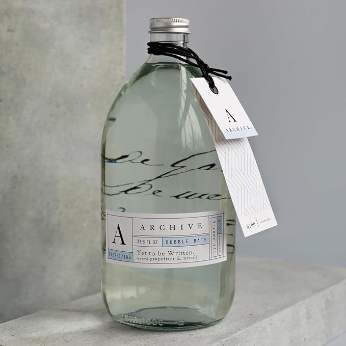 Archive Journey Within Bubble Bath for Adults, 33.8 fl. oz. – Grapefruit & Neroli Fragrance – Blend of Natural Oils, Refine Bath Bubbles for Women or Men, Adult Bubble Bath