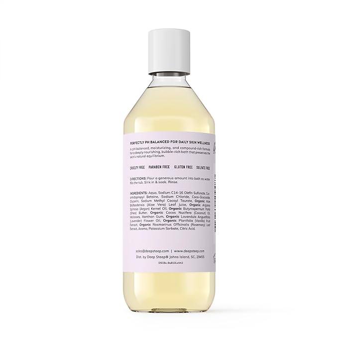 Deep Steep Bubble Bath 10 Ounce (Pack of 1) (10 Fl Oz (Pack of 1), Lavender Vanilla)