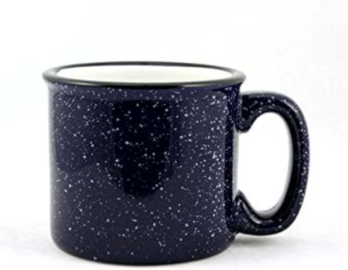 Ceramic Campfire Mug, 15oz (Cobalt Blue)