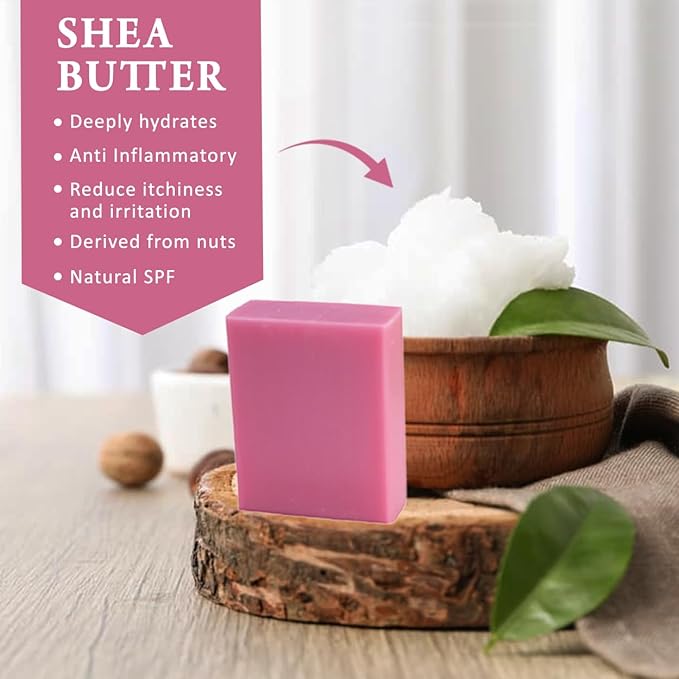 Berry Crush Scented Natural Soap Bars (12 Bars), 3.5oz Moisturizing French Triple Milled Soap Bars Enriched with Shea Butter - Pure Plant Oil Bath & Body Soap Bars