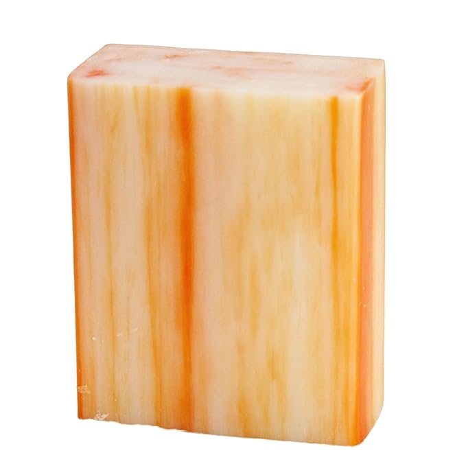 Orange Zest Scented Natural Soap Bars (12 Bars), 3.5oz Moisturizing French Triple Milled Soap Bars Enriched with Shea Butter - Pure Plant Oil Bath & Body Soap Bars