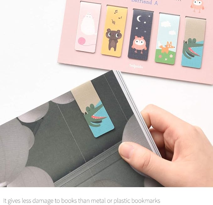 Monolike Magnetic Bookmarks Befriend A, Set of 5