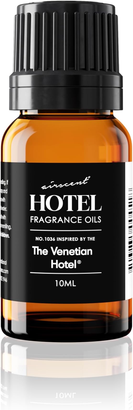 AirScent Hotel Diffuser Oil Inspired by The Venetian Hotel Scent - Premium Fragrance Oil No. 1036 for Ultrasonic and Waterless Diffusers and Crafting - 10 mL, 0.34 fl oz Glass Bottle with Dropper