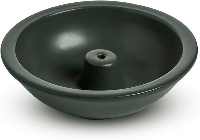 Murphy’s Naturals Stoneware Incense Stick Holder, Forest Green, 4.5” Ash Catcher for Outdoor Use, Durable & Stylish Design for Easy Clean-Up, 1-Pack