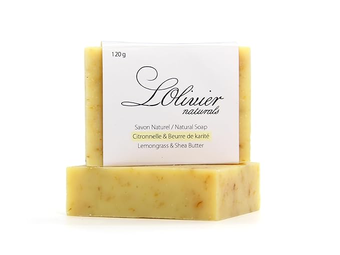 L'OLIVIER NATURALS Bar Soap 2 Pack (Citrus Lemongrass)