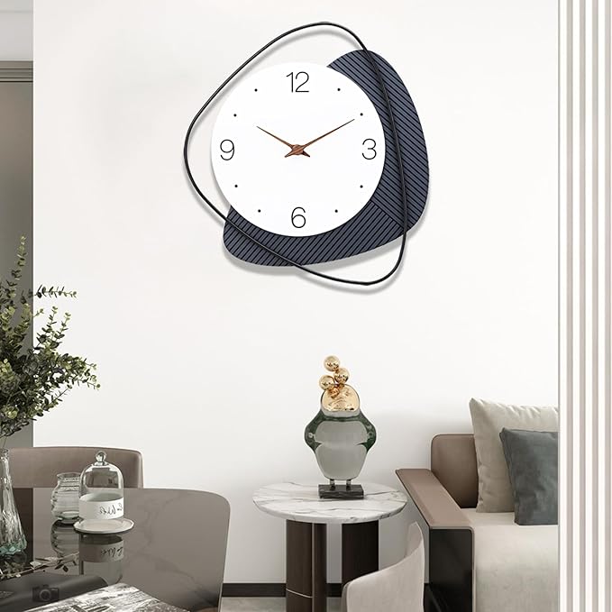 Wall Clock,Silent Non-Ticking Quality Quartz Battery Operated, Large Wall Clock for Living Room,Kitchen,Home,Bathroom,Bedroom Wall Decor,14.5x16inch