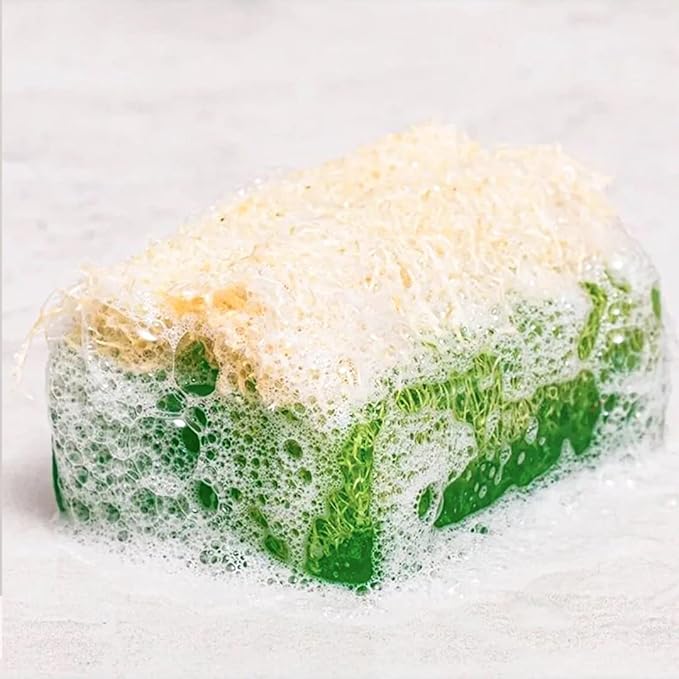 Natural Handmade Aloe Vera Soap Bar With Pumpkin Fiber 120gr | Oil Balance, Dryness, Collagen, Blackheads and Acne, Vitamins C and E, Nourishing, Anti-Aging