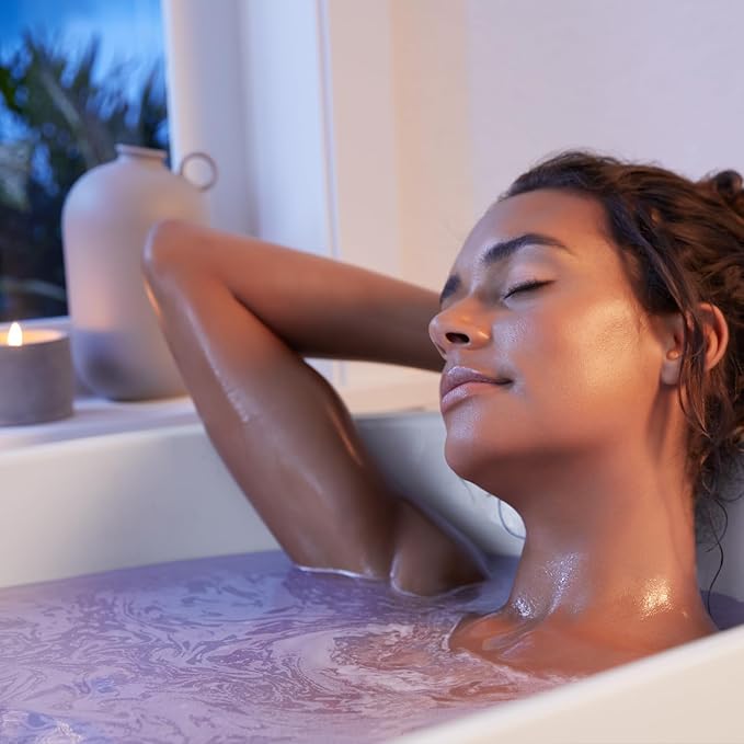 Sprig by Kohler Lavender + Vanilla Bath Bomb, Hypoallergenic, Made with Natural Botanicals & Premium Skincare Ingredients (Shea Butter, Coconut Oil, & Kaolin Clay) to Relax and Calm - Sleep