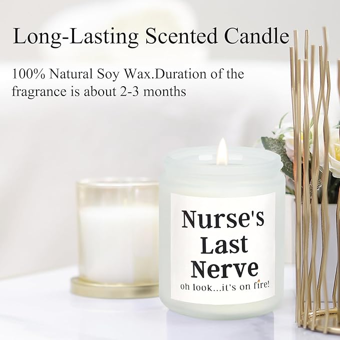 Nurse Appreciation Candles with Box Nurse Appreciation Week Gifts for Women Retirement Birthday Presents