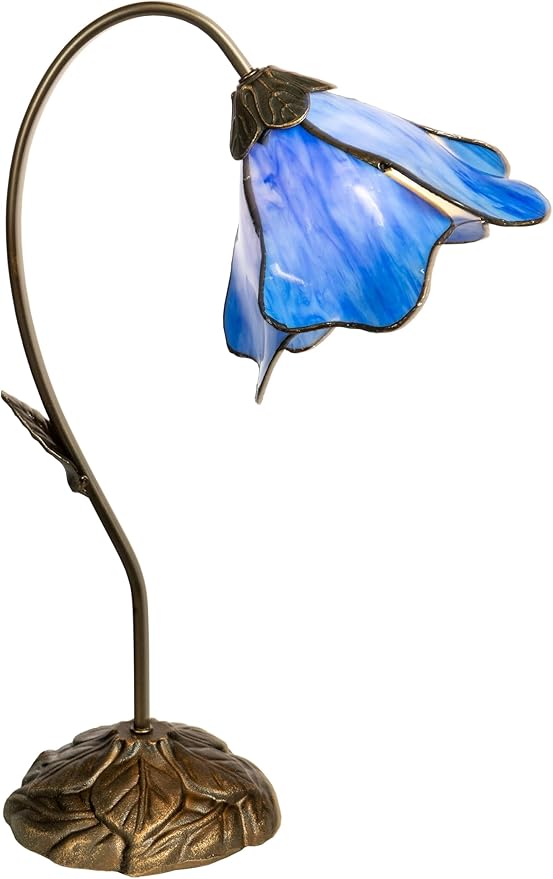 Dale Tiffany TT12145 Poelking Table Lamp, 19.00x12.00x12.00, Bronze