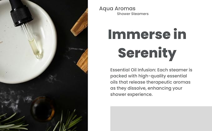 Shower Steamers - Aromatherapy Variety Shower Bombs, 15 Count - Eucalyptus, Chamomile, and Mint Essential Oils for Relaxation & Invigoration - Spa-Like Experience, White