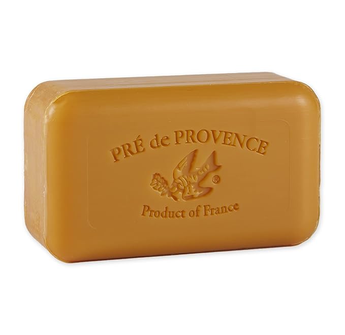 Pre de Provence Artisanal Soap Bar, Natural French Skincare, Enriched with Organic Shea Butter, Quad Milled for Rich, Smooth & Moisturizing Lather, Spiced Rum, 5.3 Ounce