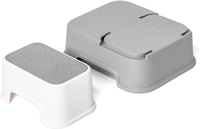 Toddler Step Stool for Bathroom,Kids Step Stool for Potty Training,Toilet Stool, Slip Resistant (Pink, 2 Packs)