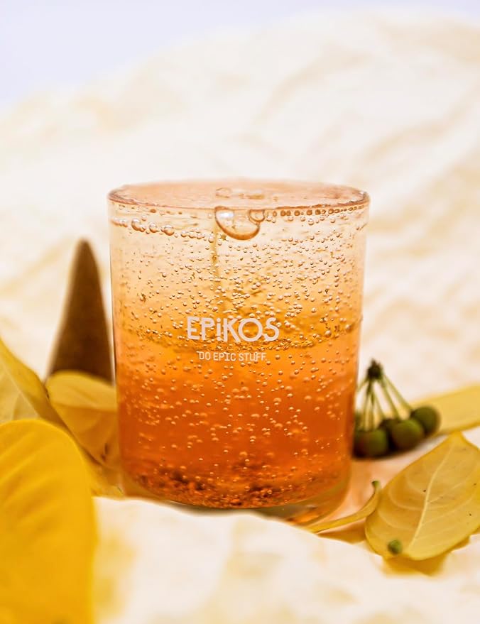 EPIKOS Scented Candles Aromatherapy Candle with Nighttime Illumination,12.35oz, 45-Hour Burn Time, Perfect Home Decor and Gift Choice, Floral, Fruity scents (Freesia & White Jasmine)
