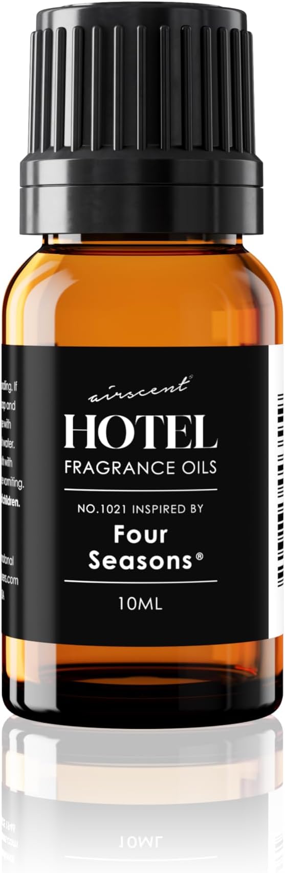 AirScent Hotel Diffuser Oil Inspired by The Four Seasons Signature Scent - Fragrance Oil No. 1021 for Ultrasonic and Waterless Diffusers and Crafting - 10 mL, 0.34 fl oz Glass Bottle with Dropper