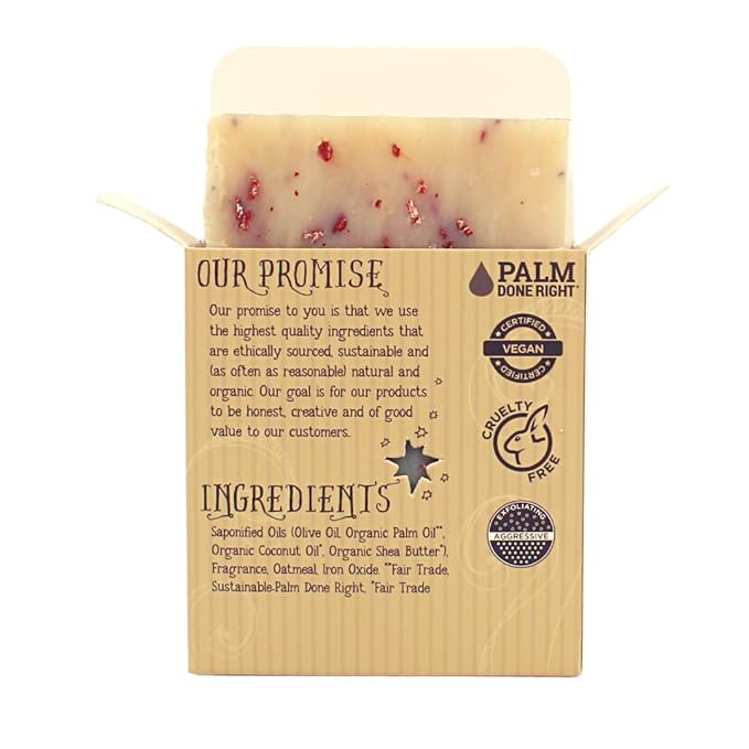 Varina Natural Wildflowers Bar Soap - Gentle Cleansing for Sensitive Skin, Floral - 3 Pack