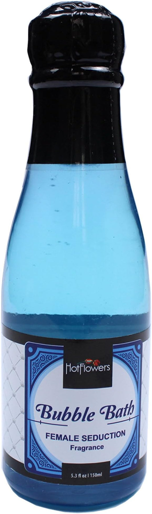 Cotton Scent Bubble Bath – Women and Men Bath Foam Products – Relaxing, Foaming, and Moisturizing Soak – Special Small Champagne-Shaped Pet Bottle (1)