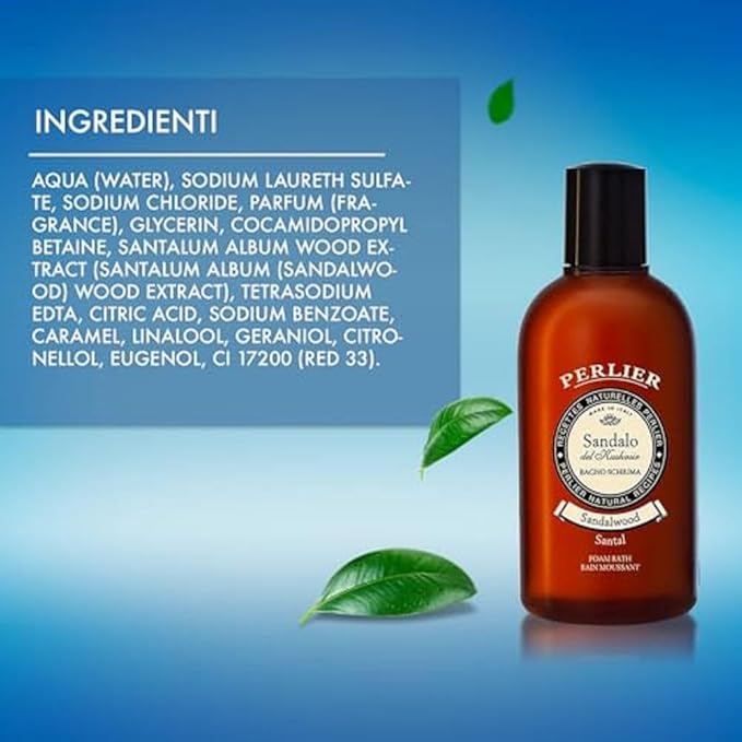 Perlier Foam Bath, Sandalwood, 16.9 fl.oz.