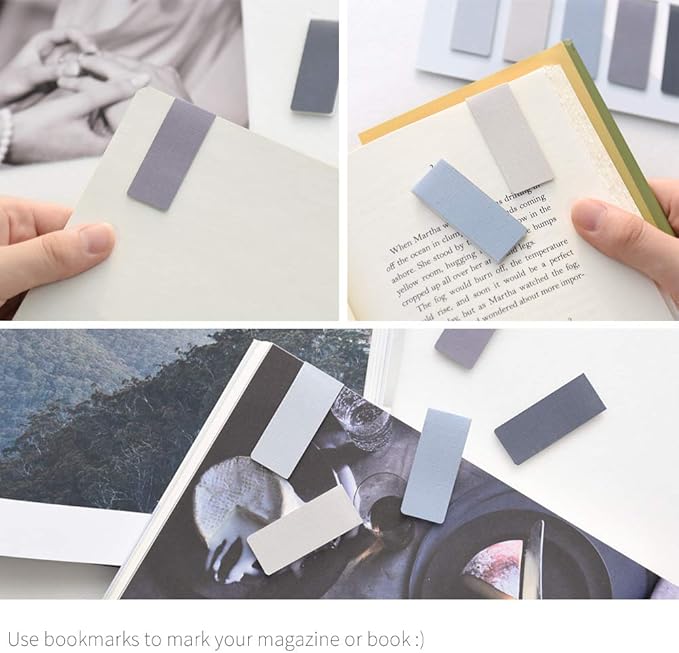 Monolike Magnetic Bookmarks Misty + Ocean, 10 Pieces