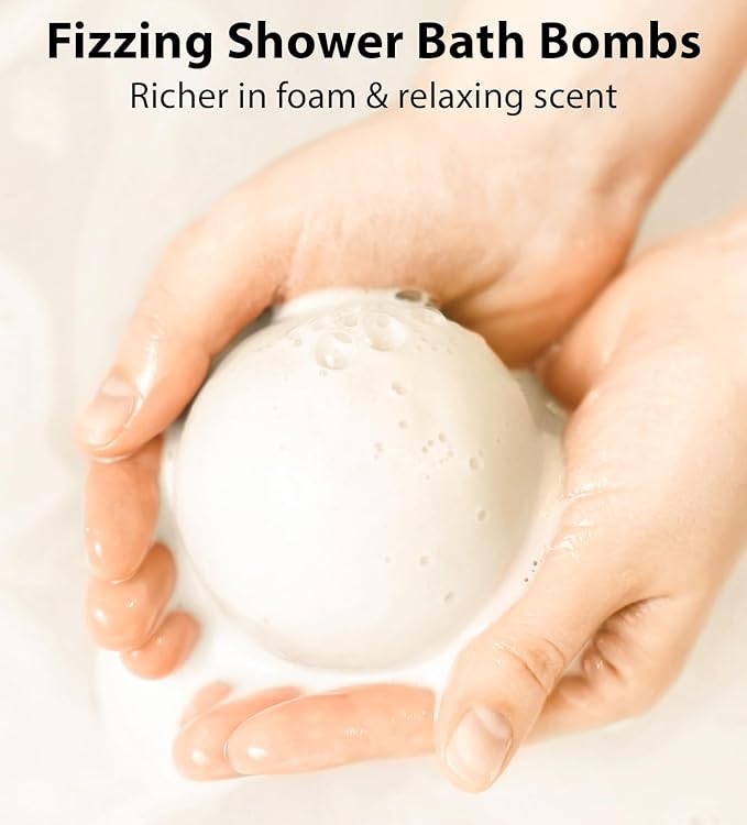 Natural Bath Bombs Luxurious Bath Foam Gift for Dry Skin Hydration Moisturizing Turmeric Arnica Orange Essential Oil Infused for A Blissful Experience