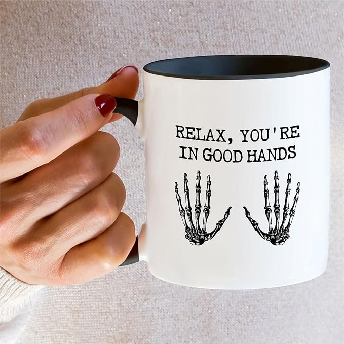 Retreez Funny Orthopedist Mug - 11 Oz Ceramic Coffee or Tea Cup - Humorous Sarcastic Gift for Orthopedic Surgeon, Orthopedic Specialist, Chiropractor - White Mug with Black Handle and Inner