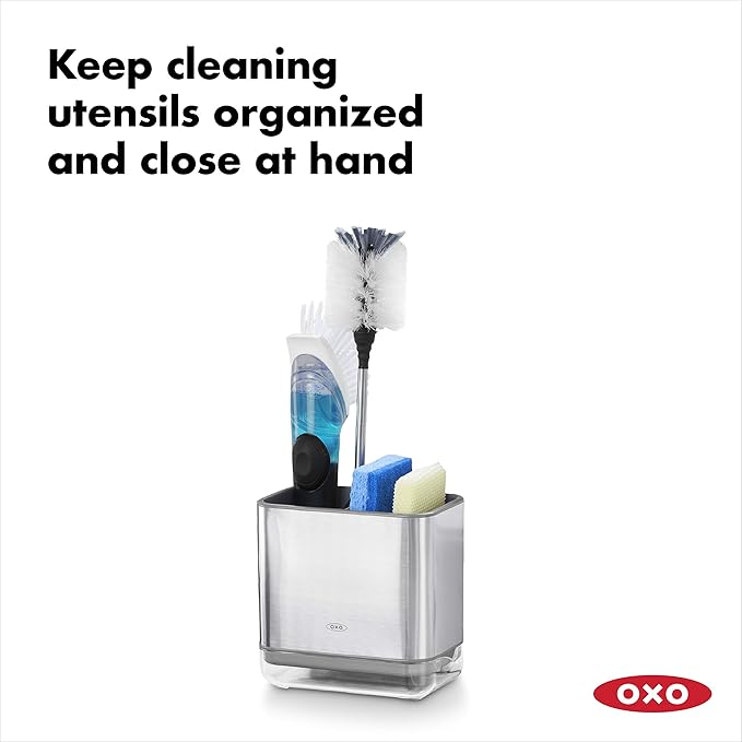 OXO Stainless Steel Good Grips Sinkware Caddy Good Grips Dish Brush