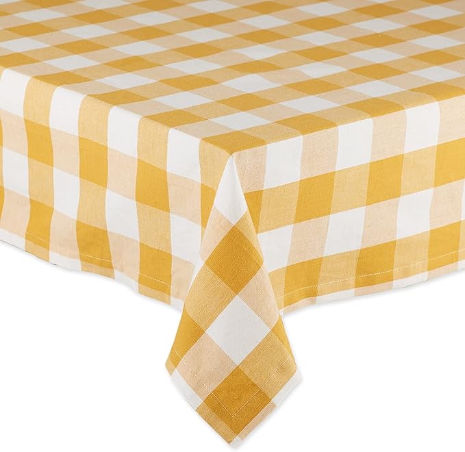 DII Buffalo Check Collection, Classic Farmhouse Placemat Set, 13x19, Dusty Lilac, 6 Piece