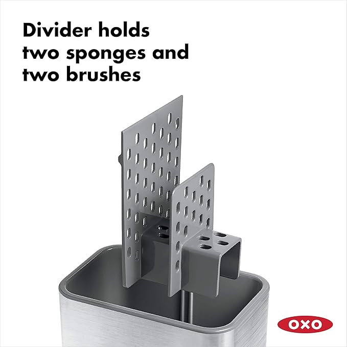 OXO Stainless Steel Good Grips Sinkware Caddy Good Grips Dish Brush