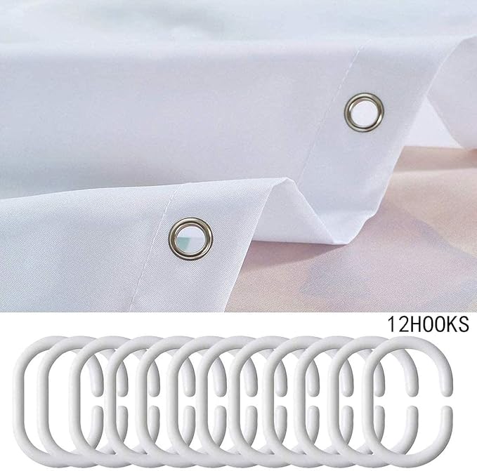 Manfei Cute Cats Silhouettes Kids Shower Curtains,Sun Moon Starry Sky Dots Trippy Bathroom Curtains for Girls Boys,Abstract Pets Animals Purple Cute Waterproof Curtains,12 Hooks Suits,72" W x 84" L