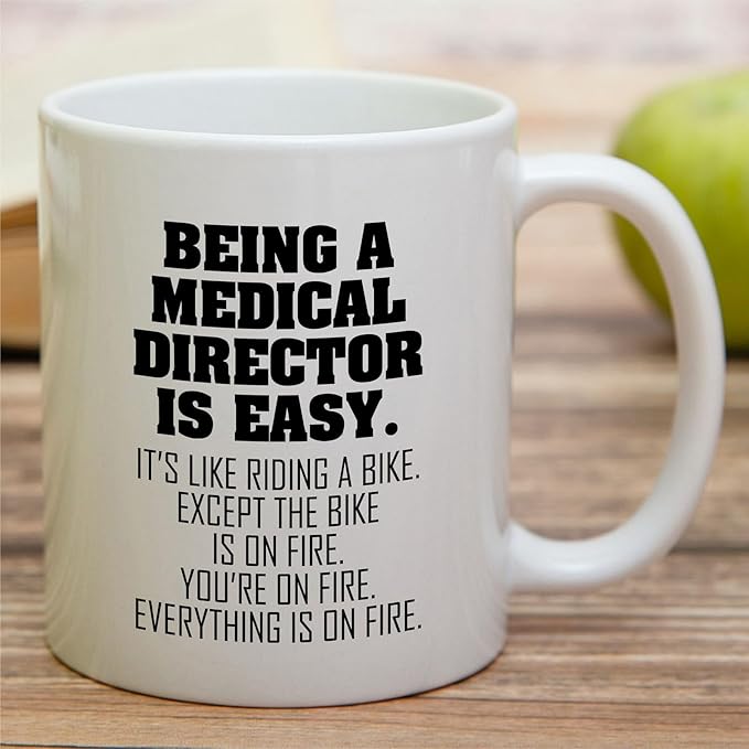 Retreez Funny Medical Director Mug - 11 Oz Ceramic Coffee or Tea Cup - Humorous Sarcastic Gift for Chief Medical Officer, Clinical Director - Birthday, Holidays, Appreciation Gift For Men, Women, Him