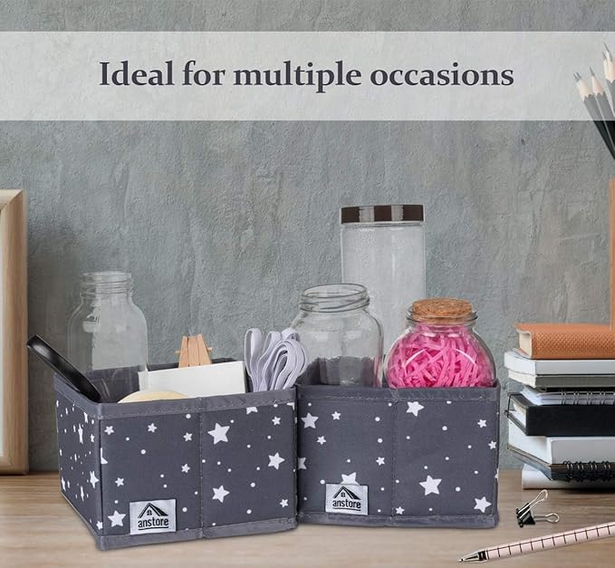 Drawer Organizer Clothes, 8 Pack Underwear Organizer, Foldable Closet Organizers and Storage drawer dividers for clothes, dresses and Socks